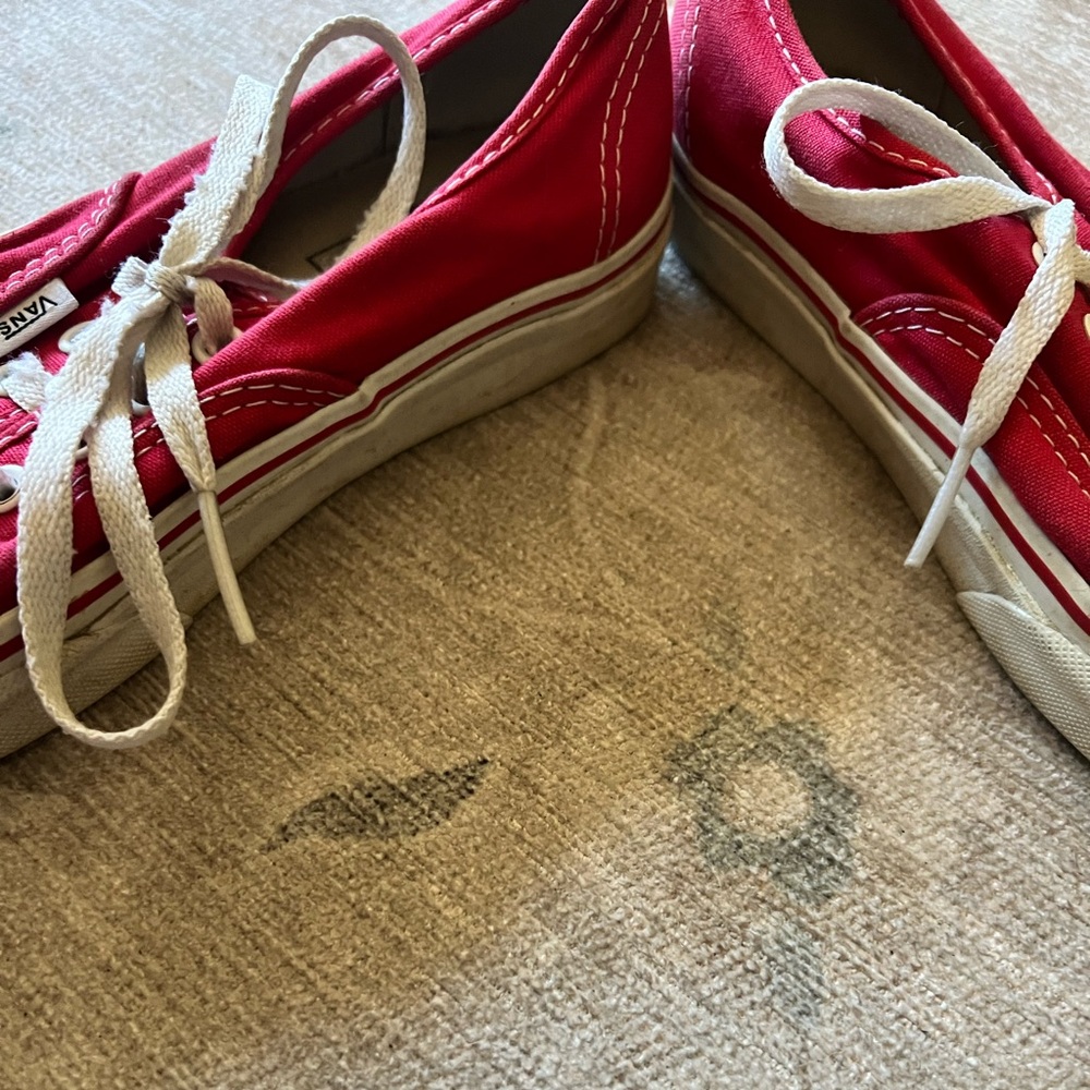 Red Vans - Picture 5 of 7